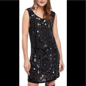 Free People Speakeasy sequined dress. RUNS SMALL